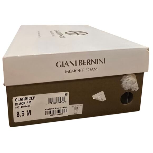 Giani Bernini Clarrice Memory Foam Dress Sandals Black 8.5 - Picture 7 of 8